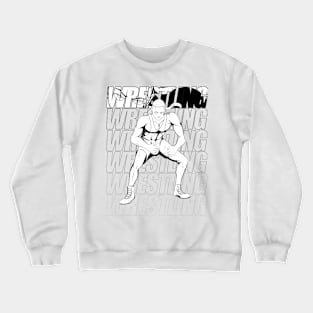 SSv1 Wrestling Male Graphic Crewneck Sweatshirt